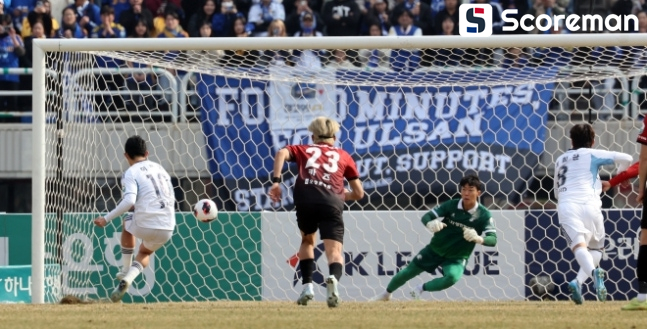 '이동경 PK 결승골' 울산, 부천 2-1 꺾고 2연승 질주